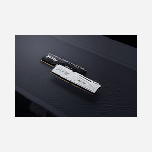 Kingston FURY Beast 16GB DDR5 6000MT/s CL30 DIMM White EXPO (KF560C30BWE-16) 1x16GB, Unbuffered, On-Die ECC, Radiateur, Tension 1.35V - Miniature 5