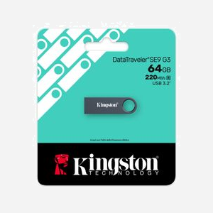 Kingston Technology DataTraveler SE9 G3 64Go USB 3.2 Gen 1 Type-A, Lecture 220Mo/s, Écriture 100Mo/s, Métal Noir, Compatible Windows/macOS/ChromeOS - Miniature 4