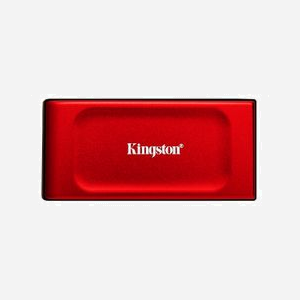 Kingston Technology XS1000 1To SSD Externe USB 3.2 Gen 2 Rouge - Lecture 1050Mo/s, Ecriture 1000Mo/s, Compatible Windows/macOS/Linux/Android/iOS