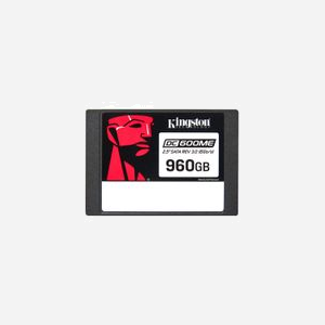Kingston Technology SSD Enterprise DC600ME 960Go 2.5" SATA III 6Gbps 3D TLC NAND avec chiffrement AES 256-bit, 560Mo/s lecture, 530Mo/s écriture