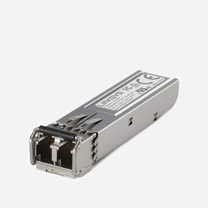 Linksys LACGSX - Module SFP 1000Base-SX - Fibre Multimode (MMF) 850nm - Port Fibre Channel - Jusqu'à 500m - 1Gbps - 3.3V - Plug & Play