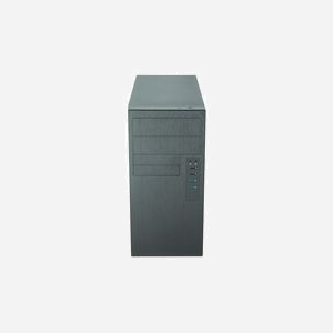 Chieftec HO-11B-350GPB Boîtier PC Tower Noir micro ATX, Alimentation 350W, USB 3.2 Gen 1, Ventilateurs 80mm, Baies 3.5/2.5" - Miniature 3