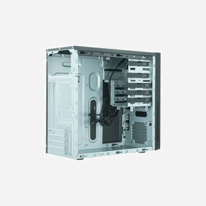 Chieftec HO-11B-350GPB Boîtier PC Tower Noir micro ATX, Alimentation 350W, USB 3.2 Gen 1, Ventilateurs 80mm, Baies 3.5/2.5" - Miniature 2