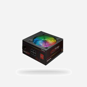 Chieftec Photon CTG-650C-RGB - Alimentation 650W ATX PS/2 - 230V/50Hz - Ventilateur 12cm RGB - Câblage Semi-modulaire - Connecteurs SATA/Molex/PCIe