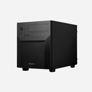 Chieftec CI-02B-OP Boîtier Cube Noir - Micro ATX/Mini-ITX, 3x3.5", 3x2.5", 1x5.25", SPCC, Ventilateurs 120/140mm, USB 3.2 Gen 1, Sans Alimentation - Miniature 2