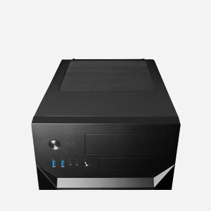 Chieftec CI-02B-OP Boîtier Cube Noir - Micro ATX/Mini-ITX, 3x3.5", 3x2.5", 1x5.25", SPCC, Ventilateurs 120/140mm, USB 3.2 Gen 1, Sans Alimentation - Miniature 5