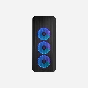 Chieftec GL-04B-OP Boîtier PC Midi Tower Noir, Acier/Verre Trempé, ATX/microATX/Mini-ITX, 3x120mm avant, 1x120mm arrière, USB 3.2 Gen 1, Compatible radiateurs 280/240mm - Miniature 3