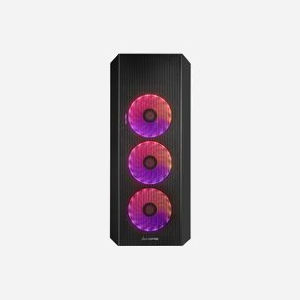 Chieftec GL-04B-OP Boîtier PC Midi Tower Noir, Acier/Verre Trempé, ATX/microATX/Mini-ITX, 3x120mm avant, 1x120mm arrière, USB 3.2 Gen 1, Compatible radiateurs 280/240mm - Miniature 5
