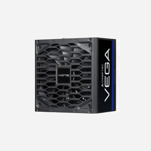 Chieftec Vega PPG-750-S : Alimentation 750W ATX, Connecteur 20+4 pin, 6x SATA, 3x Molex, 4x PCI-E (6+2 pin), 1x PCI-E (12+4 pin), Certification 80 PLUS Gold.