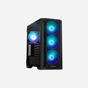Chieftec GA-01B-L-OP APEX LUMO - Boîtier PC Midi Tower Noir, Façade Mesh, 4x140mm ARGB, Radiateurs 420/360mm, USB 3.2 Gen1/Gen2 Type-C, ATX/EATX - Miniature 2