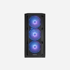Chieftec GA-01B-L-OP APEX LUMO - Boîtier PC Midi Tower Noir, Façade Mesh, 4x140mm ARGB, Radiateurs 420/360mm, USB 3.2 Gen1/Gen2 Type-C, ATX/EATX - Miniature 5