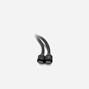 C2G Câble Thunderbolt 4 USB-C 0.8m 40Gbits/s 100W, Connecteurs Nickel, DisplayPort 2.1 8K/4K, TPE, Compatible Mac/Windows/Chrome OS - Miniature 2