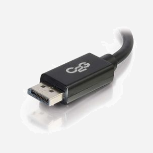 C2G 54402 Câble DisplayPort Mâle/Mâle 3.05m Noir, PVC, AWG32, Connecteurs DisplayPort, Poids 159.6g - Miniature 3