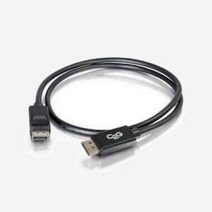 C2G 54402 Câble DisplayPort Mâle/Mâle 3.05m Noir, PVC, AWG32, Connecteurs DisplayPort, Poids 159.6g - Miniature 2