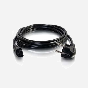 C2G Cordon Alimentation EU 3m CEE 7/7 vers IEC 60320-C5, 250V 3A, Noir - Réf. 80608 - Connecteurs Mâle/Mâle, AWG 18 - Miniature 2