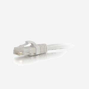 C2G Câble Réseau Cat5e U/UTP (UTP) 3m Blanc - RJ-45 Mâle vers RJ-45 Mâle, Contacts Or, PVC, AWG24, 350 MHz - Réf: 83264 - Miniature 3