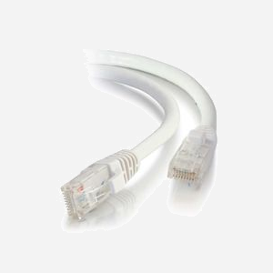 C2G Câble Réseau Cat5e U/UTP (UTP) 3m Blanc - RJ-45 Mâle vers RJ-45 Mâle, Contacts Or, PVC, AWG24, 350 MHz - Réf: 83264 - Miniature 1