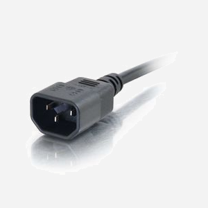 C2G Cordon d'Extension Alimentation 5m, IEC320 C13 Femelle vers IEC320 C14 Mâle, 250V 10A, AWG 18, Noir, Réf. 88506 - Miniature 4
