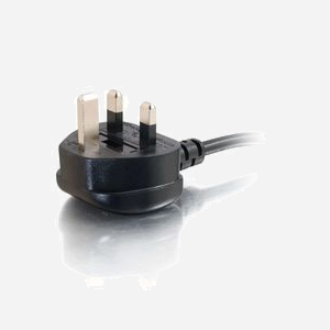 C2G Cordon Alimentation 2m BS 1363 vers IEC320C13, AWG 16, Noir, Réf. 88513 - Connecteur Mâle BS 1363 vers Connecteur Femelle C13 - Miniature 4