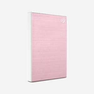 Seagate One Touch STKY2000405 - Disque Dur Externe 2To 2.5" USB Type-C 3.2 Gen 1 Boîtier Aluminium Or Rose/Blanc, AES 256-bit - Miniature 3