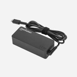 Manhattan Adaptateur Secteur Universel 102490 pour Portable 100-240V 65W USB Power Delivery 3.0, Protection Surtension/Courant/Court-circuit, Noir - Miniature 2