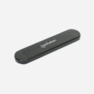 Manhattan 130639 : Enceinte SSD M.2 USB Type-A/Type-C 10Gbit/s, NVMe, Hot Swap, Aluminium Noir, Supports 2230/2242/2260/2280, Windows/macOS/Linux/Android/iPadOS - Miniature 4