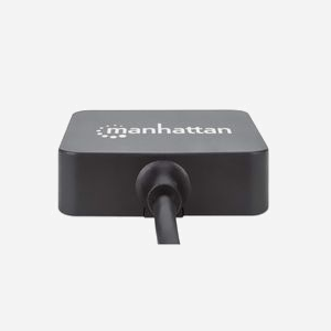 Manhattan 162296 Hub USB 3.2 Gen 1 (3.1 Gen 1) 4 Ports Type-A 5Gbps, Alimentation Secteur, Compatible Windows et macOS, Noir - Miniature 5