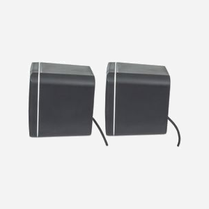 Manhattan Set d'enceintes 2.0 USB 3W Noir - Satellites 90-20000Hz, 4 Ohm, SNR 80dB - Câble 0.9m - PC/Portable - 64x69x65mm - Ref 166898 - Miniature 4
