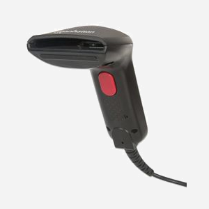 Manhattan 178488 Lecteur Code Barre Portable 1D CCD, Résolution 0.127mm, Distance 60mm, 100 scans/sec, Interfaces USB/RS-232/Clavier, Câble 1.5m - Miniature 1