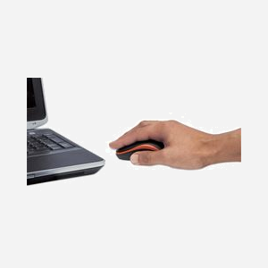 Manhattan 179409 Souris Optique sans Fil 2.4GHz 1000 DPI Ambidextre 3 Boutons ABS Noir/Orange avec Récepteur USB Type-A, Compatible Windows/macOS - Miniature 5
