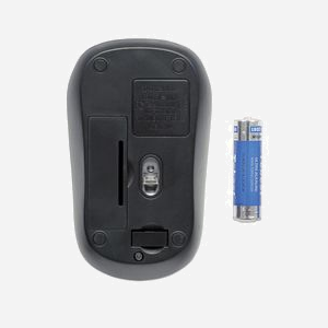 Manhattan 179409 Souris Optique sans Fil 2.4GHz 1000 DPI Ambidextre 3 Boutons ABS Noir/Orange avec Récepteur USB Type-A, Compatible Windows/macOS - Miniature 4