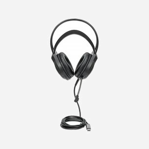 Manhattan 180696 Casque Gaming Filaire Arceau USB Type-A Noir, Haut-parleurs 40mm, 20-20000Hz, Micro Boom 50-10000Hz, PC/PS4/PS5/Switch, 2m - Miniature 5