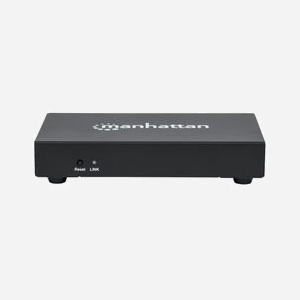 Manhattan 207829 Émetteur AV 1080p via Cat6 (jusqu'à 80m) HDMI 1.3, HDCP, 1.65Gbit/s, Boîtier Métal, avec Adaptateur Secteur et Kit de Montage - Miniature 3