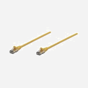 Intellinet Câble Réseau Cat6 U/UTP (UTP) 10m Jaune, Connecteurs RJ-45 Mâle Plaqué Or, CCA, Gaine PVC, Protection Anticoupure, EIA/TIA - Miniature 2