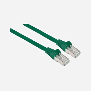 Intellinet Câble Réseau Vert 1m Cat6a S/FTP (S-STP) RJ-45 Mâle/Mâle, Contacts Or, 10Gbps, 500MHz, Conducteur Cuivre, LSZH - Miniature 2