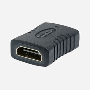 Manhattan 353465 Adaptateur HDMI Femelle-Femelle Noir - Contacts Or, 10.2 Gbit/s, Boîtier PVC, Compatible 4K, Conforme RoHS, 28.5x22x11.2mm - Miniature 3