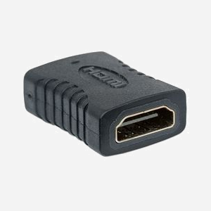 Manhattan 353465 Adaptateur HDMI Femelle-Femelle Noir - Contacts Or, 10.2 Gbit/s, Boîtier PVC, Compatible 4K, Conforme RoHS, 28.5x22x11.2mm - Miniature 4