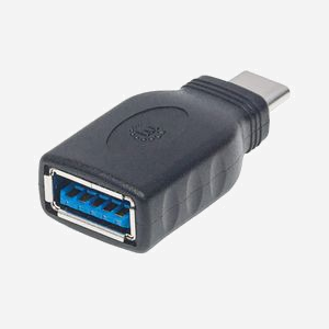 Manhattan 354646 Adaptateur USB-C Mâle vers USB-A Femelle, Contacts Nickel, Noir, PVC, UL 2725, 17x37x10mm, 0-40°C - Miniature 4