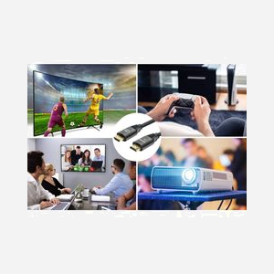 Manhattan 355933 Câble HDMI 1m, HDMI Type A, 48 Gbit/s, Contacts Or, Blindage Aluminium, Support 7680x4320, HDCP 2.3, Noir - Miniature 5