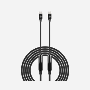 Manhattan Câble USB-C vers USB-C 3.2 Gen 2 (3.1 Gen 2) 3m Noir, Contacts Or, Blindage Aluminium, AWG 30/22, Diamètre 6.2mm - Miniature 5