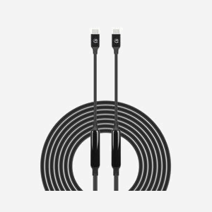 Manhattan 355971 Câble USB-C 5m USB 3.2 Gen 2 (3.1 Gen 2) Contacts Or AWG 30/22 PVC Noir Blindé Aluminium Certification USB 3.2 Gen 2 - Miniature 5