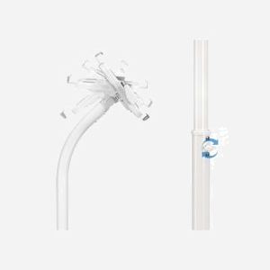 Manhattan 406345 Support Tablette/UMPC 7.9"-11" Blanc, Ajustable en Hauteur et Largeur, Inclinaison 20° à -110°, Rotation 360°, Acier/Plastique - Miniature 5