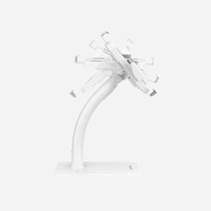 Manhattan 406352 Support Tablette/UMPC 7.9"-11" Blanc, Rotation 360°, Inclinaison 20°- -110°, Longueur Ajustable 129-181mm, Plastique/Acier, 2.4kg - Miniature 4