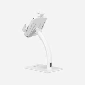 Manhattan 406352 Support Tablette/UMPC 7.9"-11" Blanc, Rotation 360°, Inclinaison 20°- -110°, Longueur Ajustable 129-181mm, Plastique/Acier, 2.4kg - Miniature 3