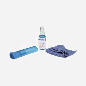 Manhattan Kit Nettoyage Écran LCD/TFT/Plasma 421010 : Solution 60ml, Chiffon Microfibre, Brosse, pour Écrans & Appareils Électroniques, -10°C à 50°C - Miniature 1