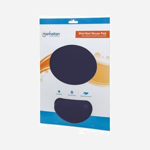 Manhattan 434386 Tapis de Souris Gaming Bleu Monochromatique 203x241.2mm avec Repose-Poignets et Base Antidérapante, Épaisseur 2.03cm - Miniature 3