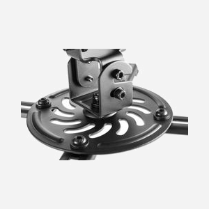 Manhattan 461184 Support Projecteur Plafond Noir, Charge 13.5kg, Rotation 360°, Inclinaison +/-15°, 320x150x320mm - Miniature 5