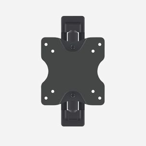 Manhattan 461382 Support Mural Orientable Noir pour Écran 13"-27" (33-68.6cm) VESA 75x75/100x100 Acier Charge Max 20kg Inclinaison -12°/+5° - Miniature 2