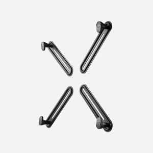 Manhattan 461870 Support Mural Fixe pour Écran 13"-27" (33-68.6cm) VESA 75x75/100x100mm Charge Max 8kg Noir