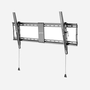 Manhattan Support TV Mural 462020 : 43"-100", VESA 200x200-800x400, Charge Max 70kg, Inclinaison 3°/-12°, Acier, Noir, 890x49x431mm - Miniature 2